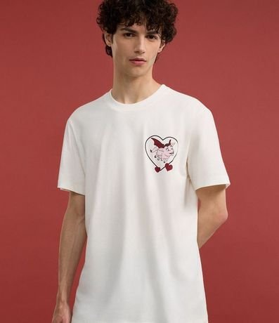 Remera Comfort en Algodón con Estampa Shrek y Lettering Love Is Love 3