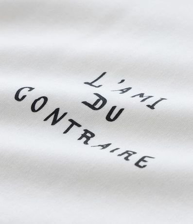 Remera Boxy en Cotton con Estampa Frente y Espalda Art Noveau 9