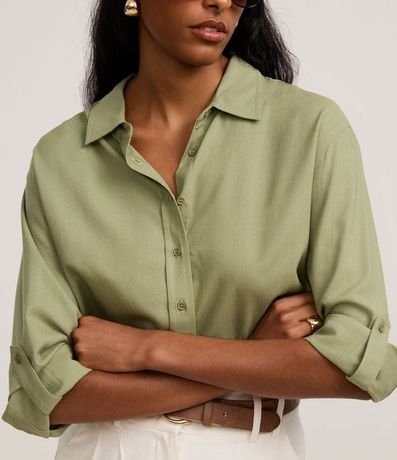 Camisa Manga Larga en Viscolino 3