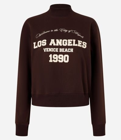 Saco College en Algodón con Lettering Los Angeles