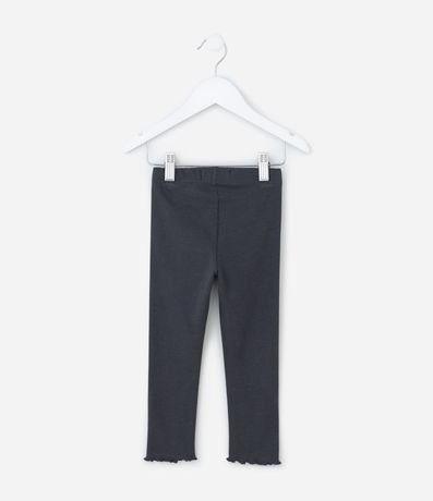 Pantalón Legging Infantil Acanalada con Bajo Ondulado - Talle 1 a 6 años 2