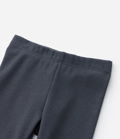Pantalón Legging Infantil Acanalada con Bajo Ondulado - Talle 1 a 6 años 5