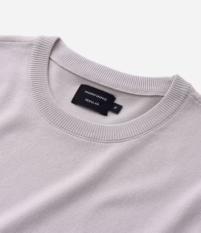 Suéter Regular en Viscosa con Efecto Punto 5