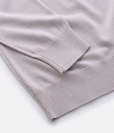 Suéter Regular en Viscosa con Efecto Punto 6