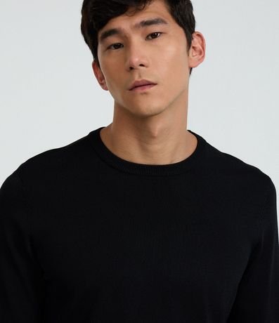 Suéter Regular en Viscosa con Efecto Punto 4