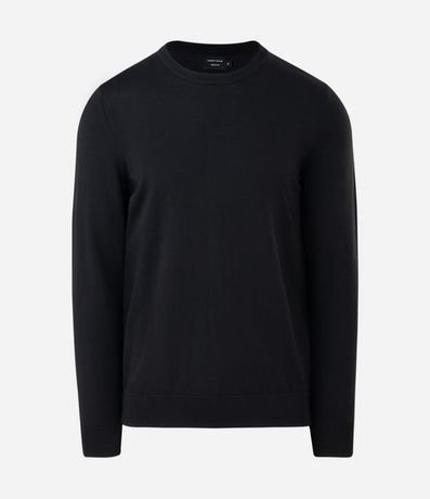 Suéter Regular en Viscosa con Efecto Punto 5