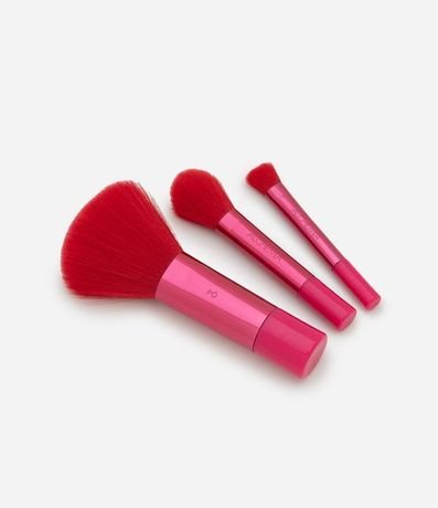 Kit de Pinceles de Maquillaje con Esponja Metalizada Alchemia 3