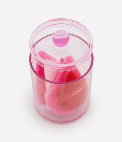 Kit con Esponjas de Maquillaje y Soporte Acrílico Alchemia 5