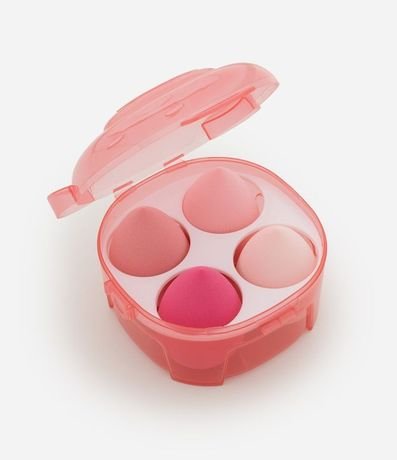 Kit con Cuatro Esponjas y Estuche en Forma de Osito Kids Alchemia