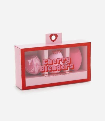 Conjunto con Tres Esponjas de Maquillaje Navidad Alchemia