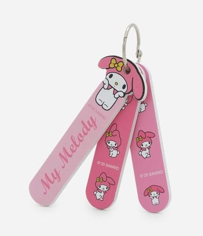 Conjunto con Tres Limas de Uñas con Llavero My Melody. 2