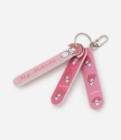 Conjunto con Tres Limas de Uñas con Llavero My Melody. 3