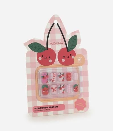 Set de diez uñas postizas para niñas Cherry Alchemia 2