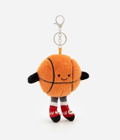 Llavero Infantil con Peluche Bola de Baloncesto - Talle único