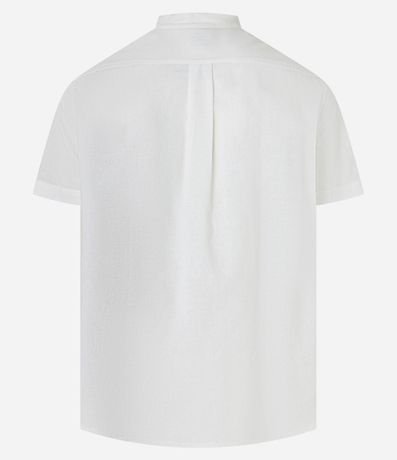 Camisa Bata en Lino con Botones 7