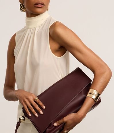 Blusa en Crepé con Pañuelo Para Lazo en el Cuello 6