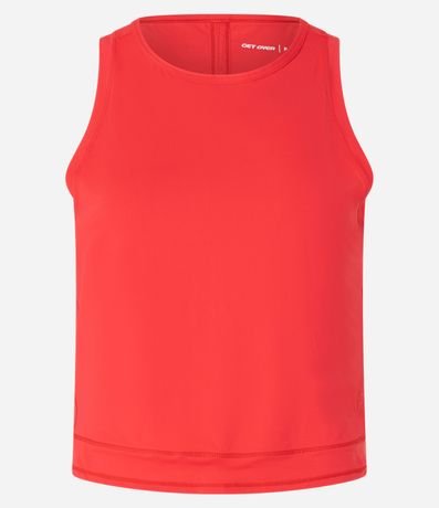 Musculosa Deportiva en Microfibra con Encaje en la Espalda 4
