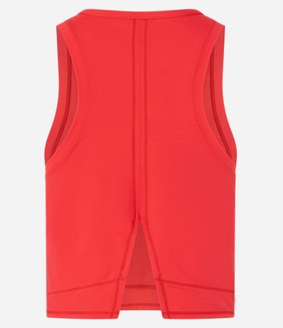 Musculosa Deportiva en Microfibra con Encaje en la Espalda 5