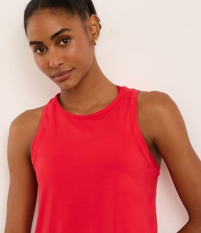 Musculosa Deportiva en Microfibra con Encaje en la Espalda 2