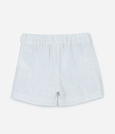 Conjunto Infantil en Tricolina con Estampa de Rayas - Talle 0 a 18 Meses 5