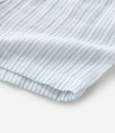 Conjunto Infantil en Tricolina con Estampa de Rayas - Talle 0 a 18 Meses 7