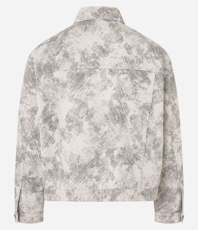 Campera Overboxy en Sarga con Estampa Abstracta 8