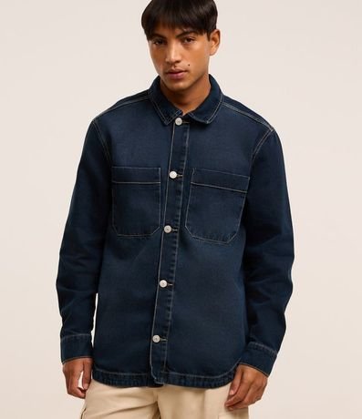 Camisa Oversized en Jeans