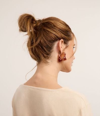 Caravana Aro en Resina con Forma Orgánica 4