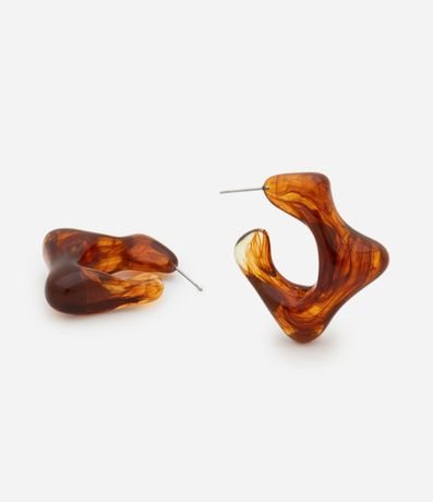 Caravana Aro en Resina con Forma Orgánica 3