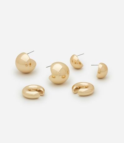 Kit 03 Caravanas Aro y Piercing Bold 2