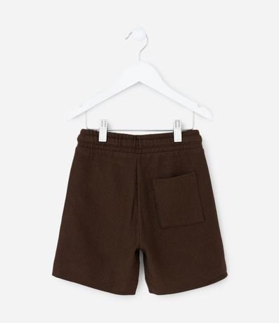 Bermuda Infantil en Algodón Liso con Etiqueta - Talle 5 a 14 años 3