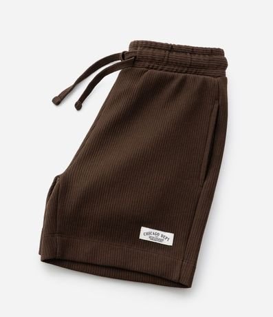 Bermuda Infantil en Algodón Liso con Etiqueta - Talle 5 a 14 años 8