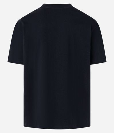 Remera Relaxed Básica en Malla 2