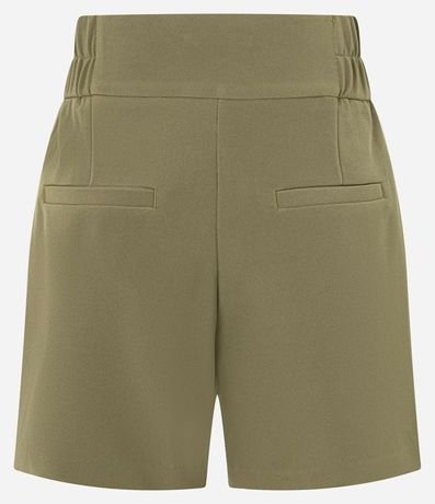 Short Sastre con Cintura Elástica y Abotonado Doble 2