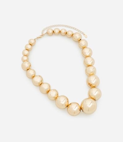 Collar Maxi con Esferas de Dimensiones Graduales 2