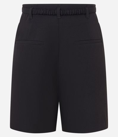 Short Reto Sastre con Cinturón Elástico Hebilla 6