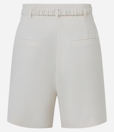 Short Reto Sastre con Cinturón Elástico Hebilla 7