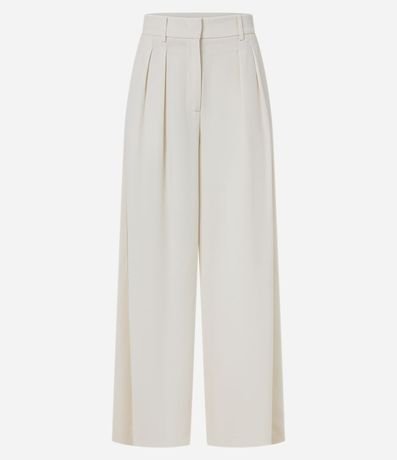 Pantalón Pantalona Sastrería con Pliegues 7