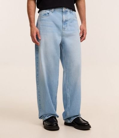 Pantalón Super Baggy en Jeans con Textura y Bolsillos 2