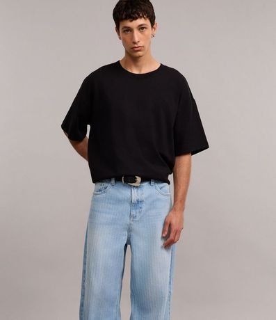 Pantalón Super Baggy en Jeans con Textura y Bolsillos 4