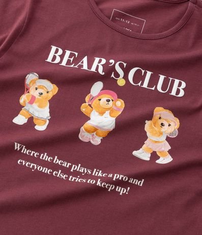 Remera Infantil con Estampa Ositas Tenistas - Talle 5 a 14 años 4