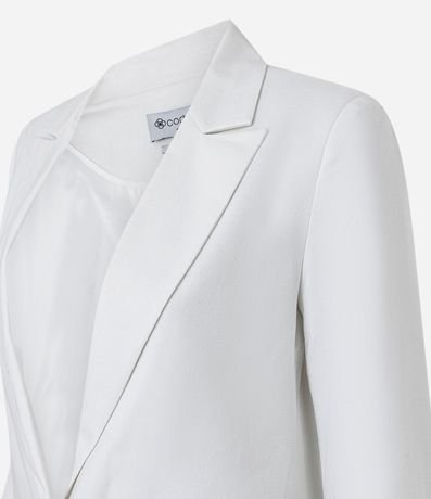 Blazer Oversized Sastre con Botón Único y Solapas 7