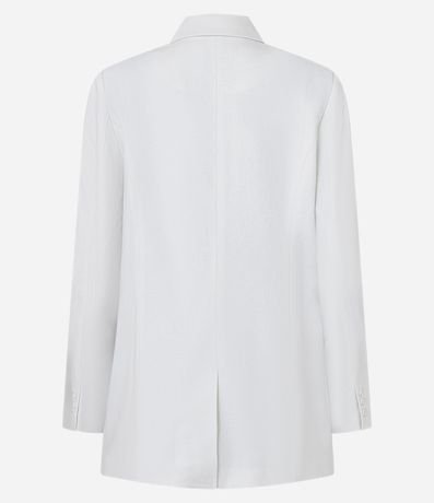 Blazer Oversized Sastre con Botón Único y Solapas 8