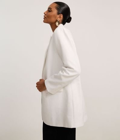 Blazer Oversized Sastre con Botón Único y Solapas 3