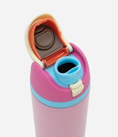 Botella Térmica en Metal con Tapa Colorida y Pajita 750 ml 2