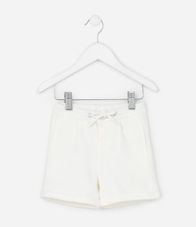Bermuda Infantil en Piquet con Bajo Plegado - Talle 1 a 4 años 2