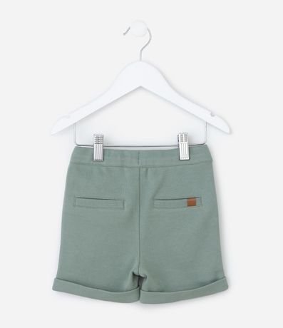 Bermuda Infantil en Piquet con Bajo Plegado - Talle 1 a 4 años 3