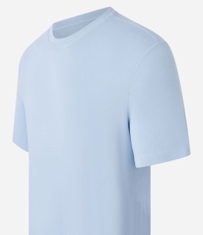 Pijama corto Comfort en Viscosa Canelado 2