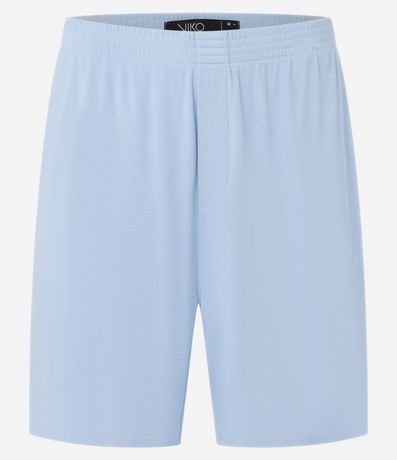 Pijama corto Comfort en Viscosa Canelado 4