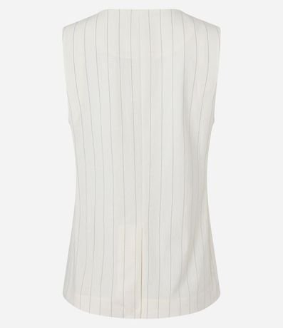 Chaleco Alargado Sastre en Viscosa con Lazo 10